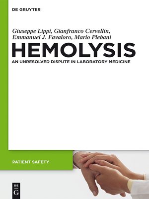 cover image of In Vitro and In Vivo Hemolysis
